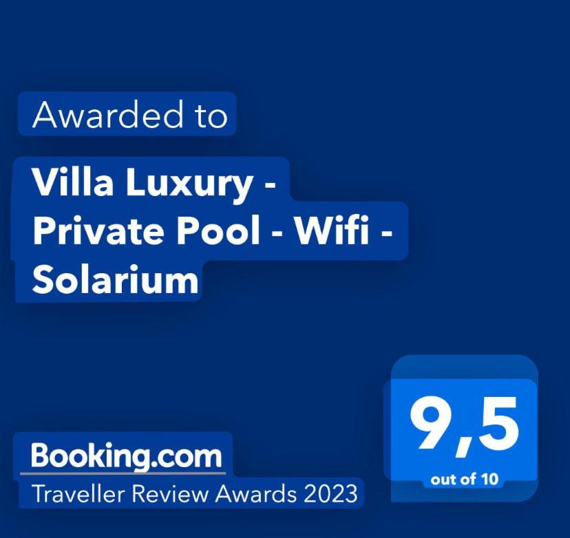 Villa Luxury - Private Pool - Wifi - Solarium Alicante Eksteriør bilde