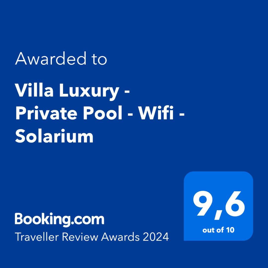 Villa Luxury - Private Pool - Wifi - Solarium Alicante Eksteriør bilde
